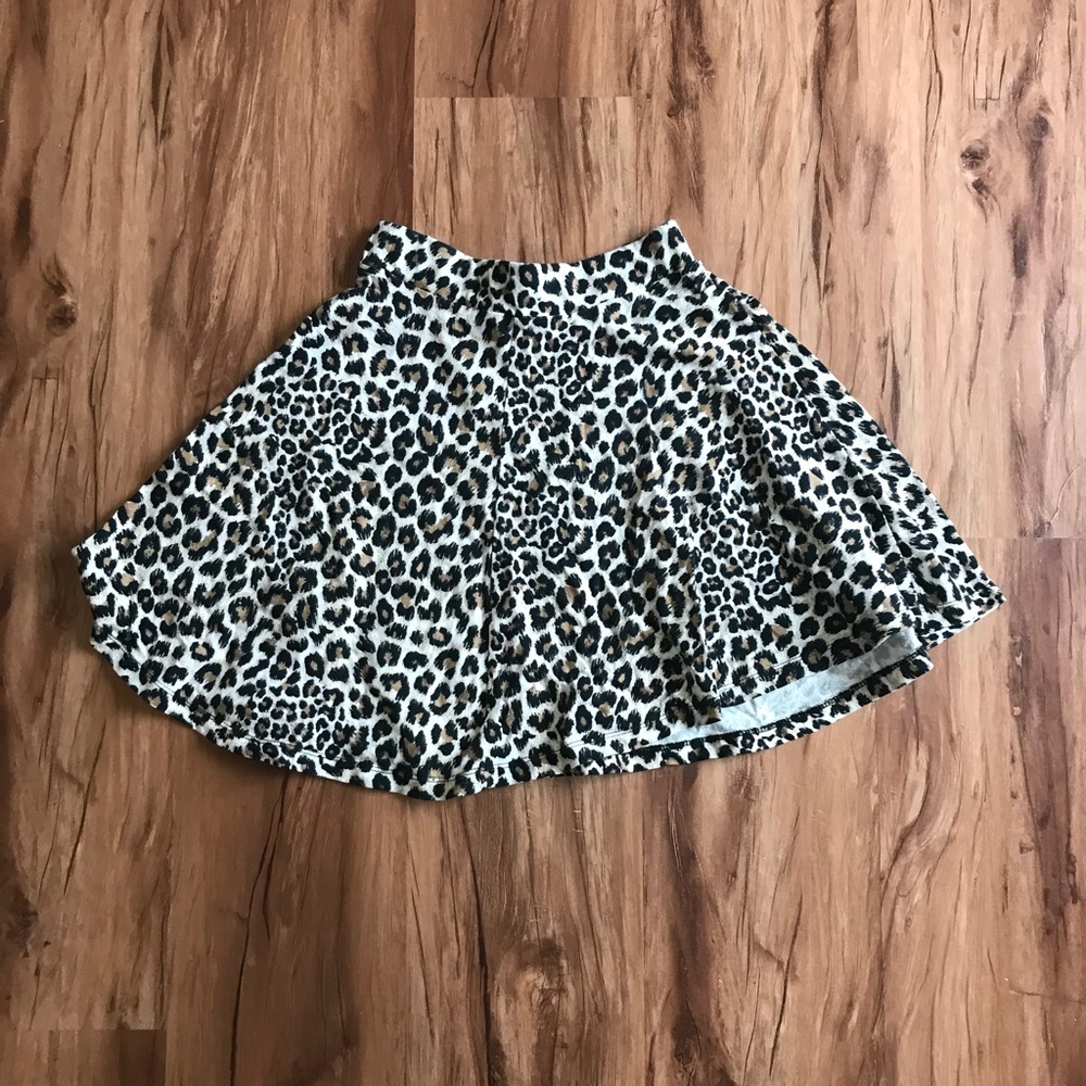 Leopard Skater Skirt